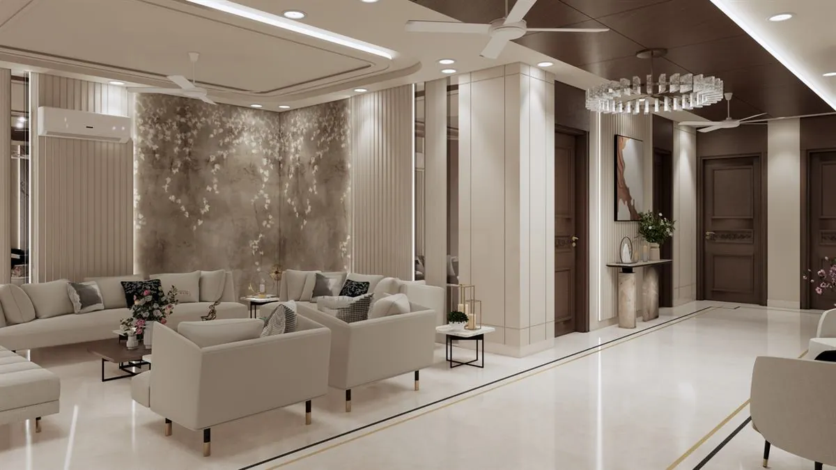Luxury residential renovation, Hargobind Enclave, Delhi — Spatial Genesis turnkey interiors